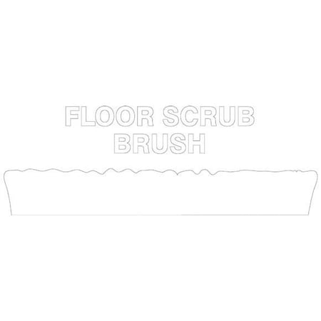 Accuform TOOL SHADOWS BROOM HEADS COLOR PVR323WT PVR323WT